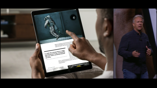 Apple-Präsentation zum iPad Pro (Bild: Apple/Screenshot: Golem.de)